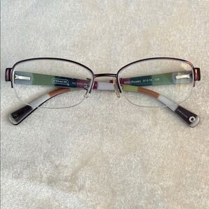 Coach Women's Glasses with Purple Frame